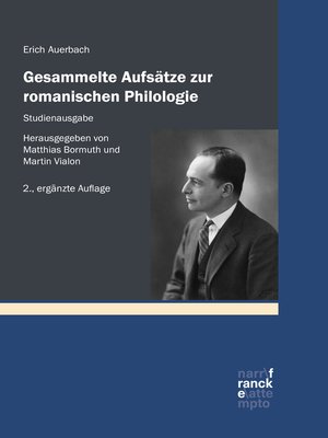 cover image of Gesammelte Aufsätze zur romanischen Philologie – Studienausgabe